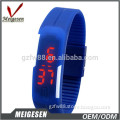 Factory promotional rubber touch screen led digital wristwatch